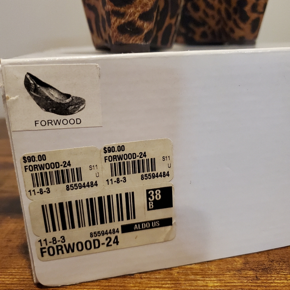 OMG!!! ALDO WEDGE/PLATFORM LEOPARD - Picture 2 of 5